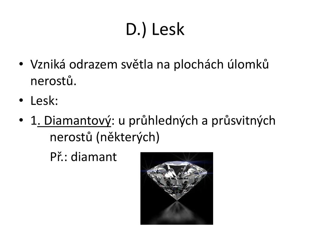 Fyzik Ln Vlastnosti Nerost Ppt St Hnout